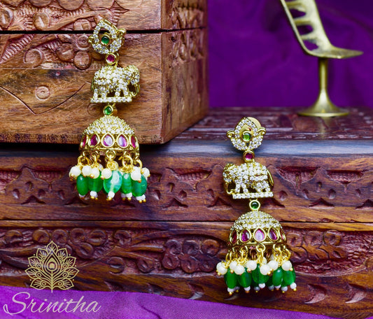 Gaja Vilāsa – Heritage Elephant Jhumka