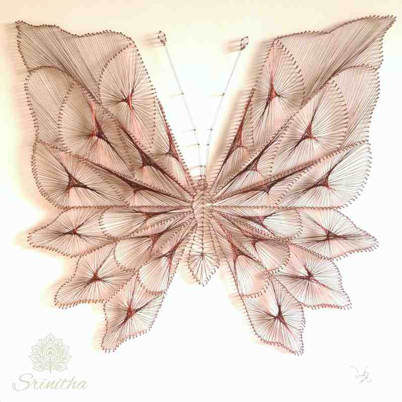 Tantra – Copper String Butterfly Art
