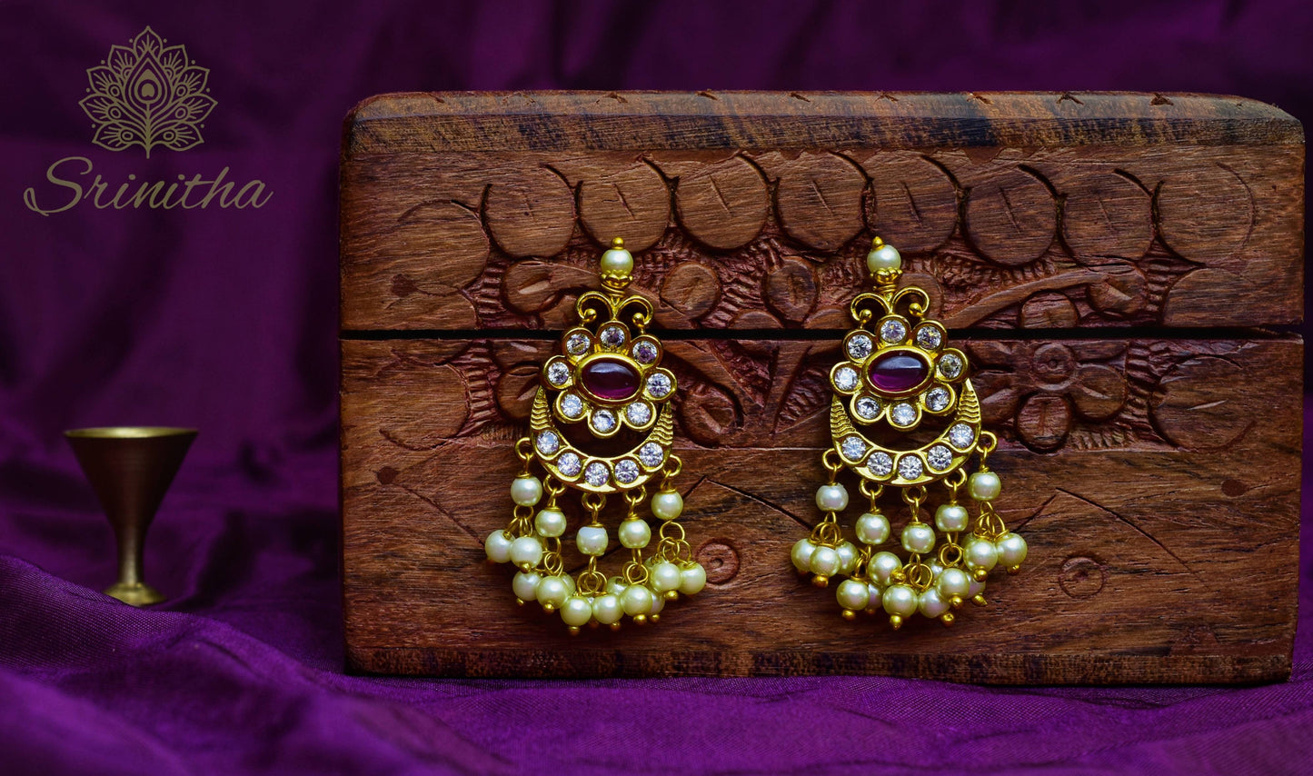 Ratnagarbha Set – Traditional Guttipusalu Necklace with Ruby-Emerald Accents