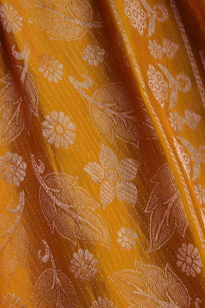 Sapphire Marigold – Pure Uppada Soft Silk Saree