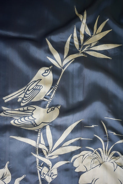 Shaaradha – Tussar Art in Twilight Grey