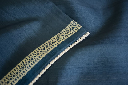 Shaaradha – Tussar Art in Twilight Grey