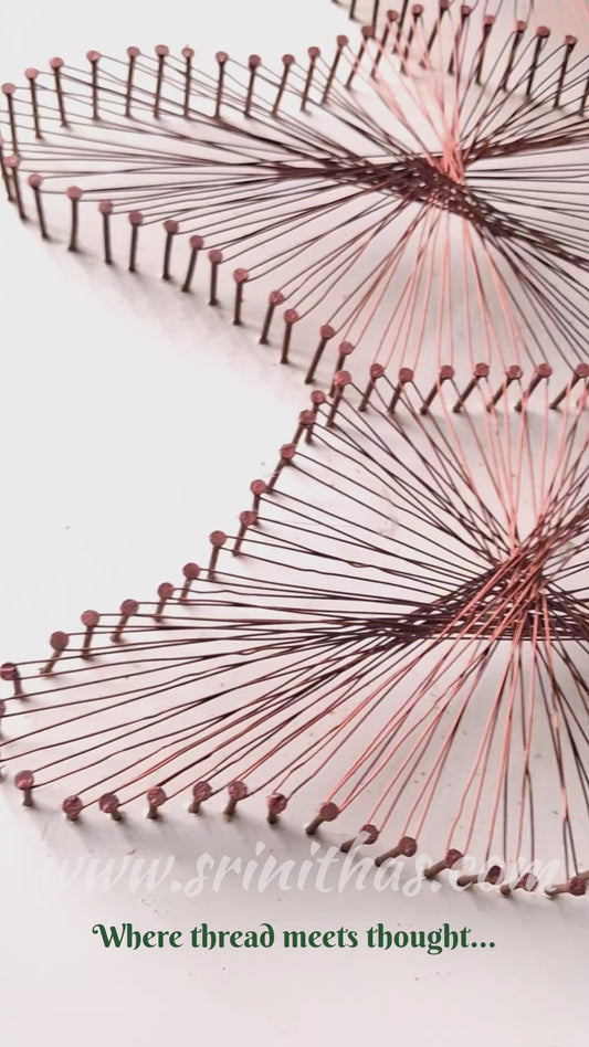 Tantra – Copper String Butterfly Art